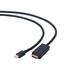 Attēls no Gembird Mini DisplayPort Male - HDMI Male 1.8m Black 4K