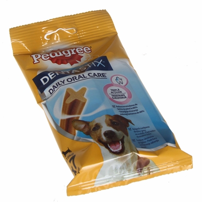 Attēls no Kauliņš zobiem Pedigree Dentastix small 7gab.110g
