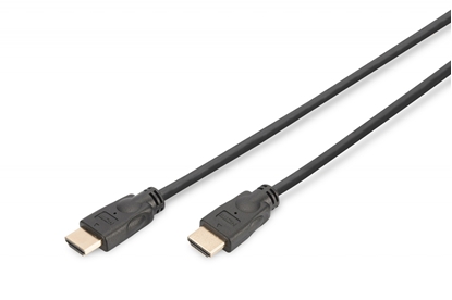 Изображение Kabel połączeniowy HDMI HighSpeed z Ethernetem 4K 60Hz UHD Typ HDMI A/HDMI A M/M czarny 5m