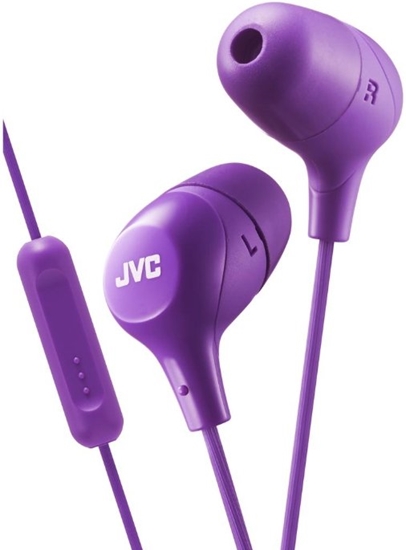 Picture of JVC HA-FX38M-P-E Marshmallow Headphones with remote & microphone Violet