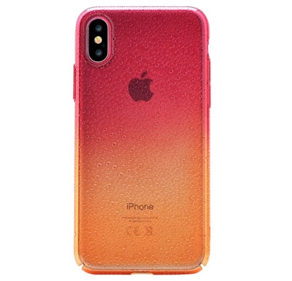 Attēls no Devia Amber Plastic Back Case Apple iPhone X / XS Yellow - Red