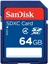 Attēls no SanDisk SDXC Card           64GB SDSDB-064G-B35