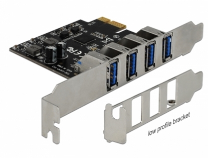 Picture of Delock USB 3.0 PCI Express Card with 4 x external Type-A female