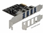 Attēls no Delock USB 3.0 PCI Express Card with 4 x external Type-A female