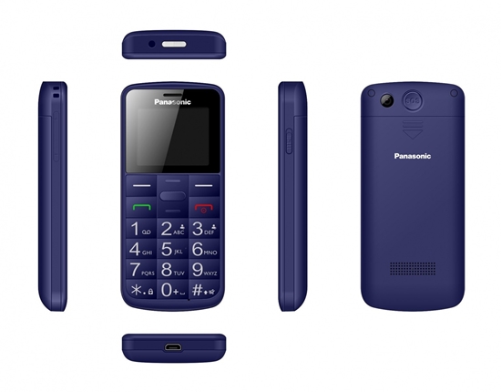 Изображение Telefon komórkowy dla seniora KX-TU110 niebieski