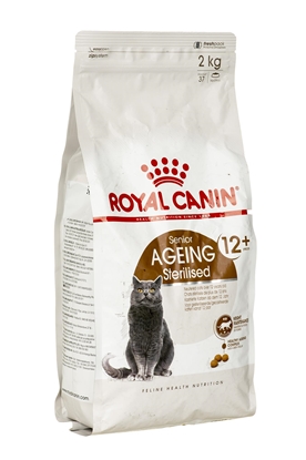 Изображение Royal Canin Senior Ageing Sterilised 12+ dry cat food Corn,Poultry,Vegetable 2 kg