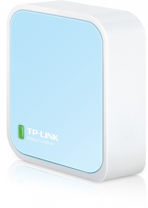 Picture of TP-Link TL-WR802N wireless router Fast Ethernet Single-band (2.4 GHz) Blue, White
