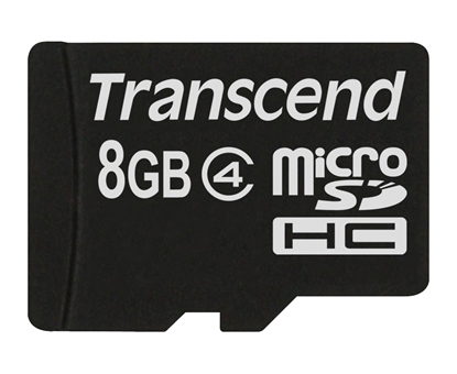 Attēls no Transcend microSDHC          8GB Class 4