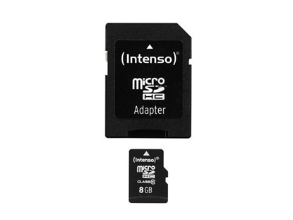 Attēls no Intenso microSDHC            8GB Class 10