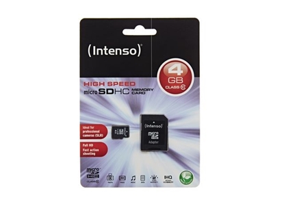 Picture of Intenso microSDHC            4GB Class 10