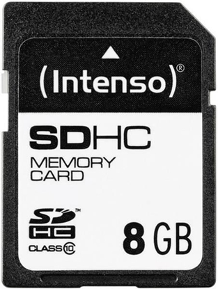 Attēls no Intenso SDHC Card            8GB Class 10