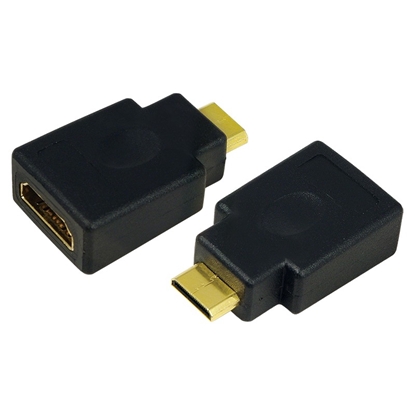 Изображение Adapter HDMI typ A żeński - Mini HDMI typ C męski