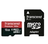 Изображение Transcend microSDHC         16GB Class 10 UHS-I 400x + SD Adapter
