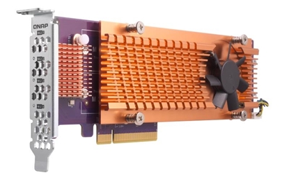 Picture of QNAP QM2-4P-384 interface cards/adapter Internal PCIe