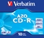 Attēls no 1x10 Verbatim Data Life plus CD-R 80 / 700MB, 52x Speed JC