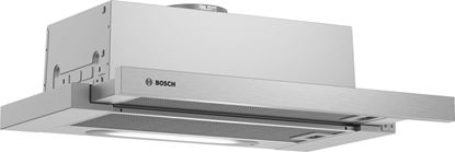 Attēls no Bosch Serie 4 DFT63AC50 cooker hood Semi built-in (pull out) Silver 360 m³/h D