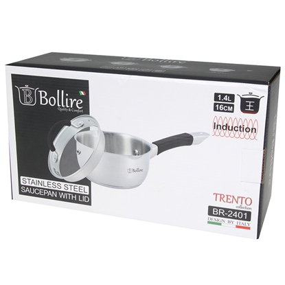 Изображение Katls mērcei Bollire ar vāku 1.4l 16x8cm