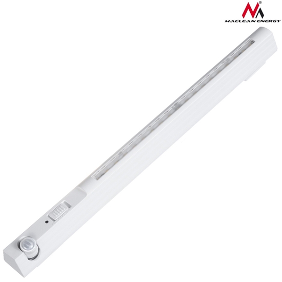 Изображение Maclean Lampa LED z sensorem ruchu 4000K 3xAAA zasig 3m ON/OFF/AUTO2 (MCE235)