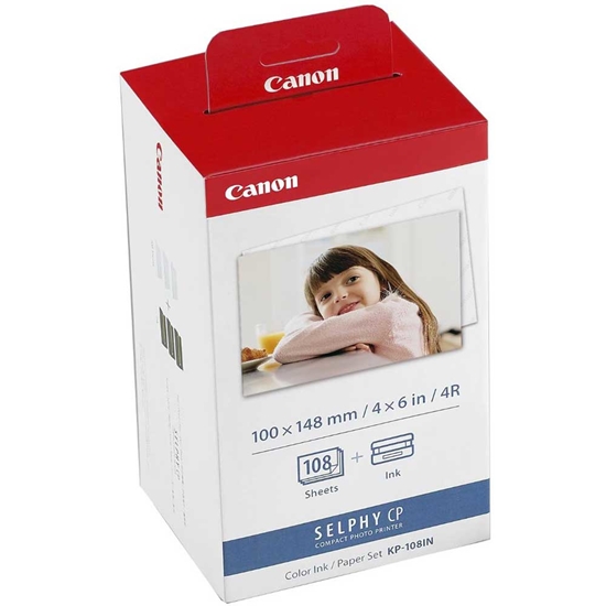 Picture of Canon KP-108IN photo paper Red, White