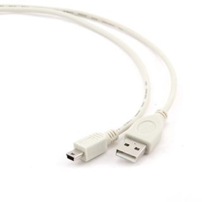 Attēls no Kabelis Gembird USB Male - MiniUSB Male 0.9m White