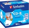 Изображение Matricas CD-R AZO Vebratim 700MB 52x Printable Jewel Cased 10 Pack