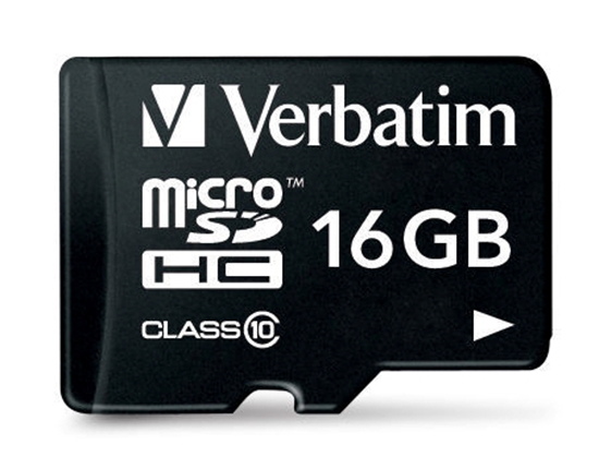 Picture of Verbatim Premium 16 GB MicroSDHC Class 10