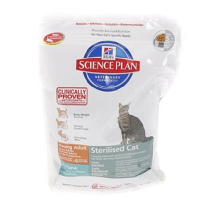 Изображение Barība kaķiem Hill's Sterilized ar tunci 300g