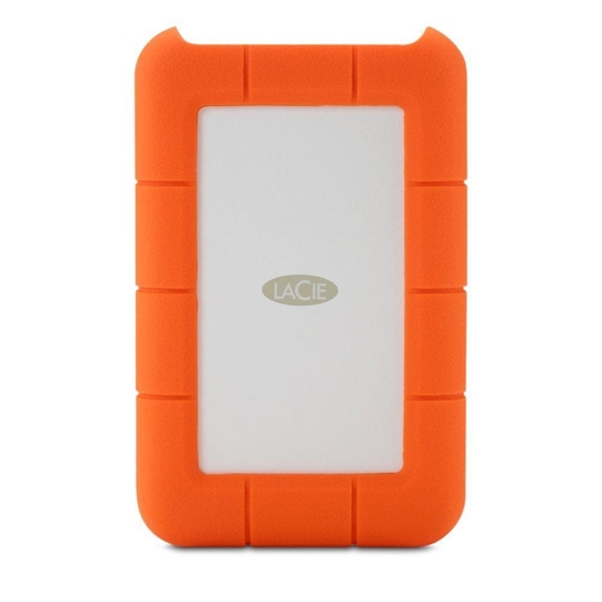 Picture of LaCie Rugged USB-C 1000GB Orange,Silver external hard drive