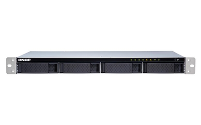 Picture of QNAP TS-431XeU NAS Rack (1U) Ethernet LAN Black, Stainless steel Alpine AL-314