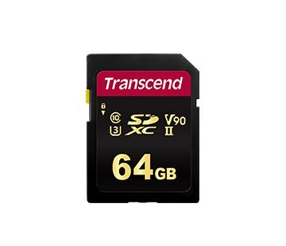 Attēls no Transcend SDXC 700S         64GB Class 10 UHS-II U3 V90