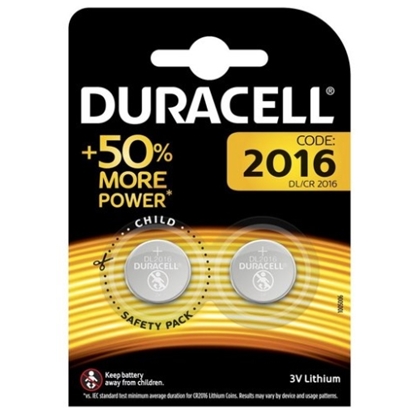 Picture of DURACELL DL2016 BLISTER PACK 2PCS.