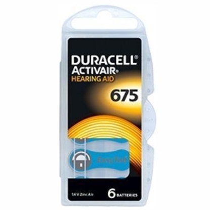 Attēls no Duracell Hearing 675 (A675) Blister Pack 6pcs.