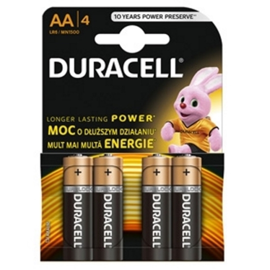 Изображение Duracell MN 1500 Basic AA (LR6) Blister Pack 4pcs