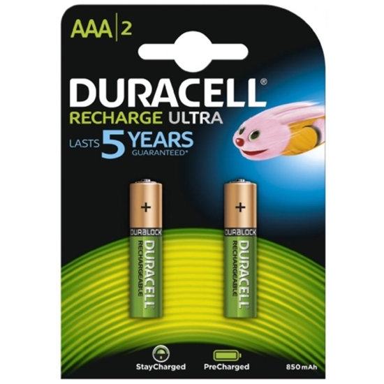 Picture of Duracell Precharged HR03 900MAH ALWAYS READY Blister Pack 2pcs.