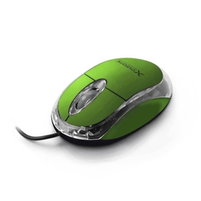 Attēls no EEXTREME XM102G WIRED OPTICAL 3D USB MOUSE CAMILLE GREEN