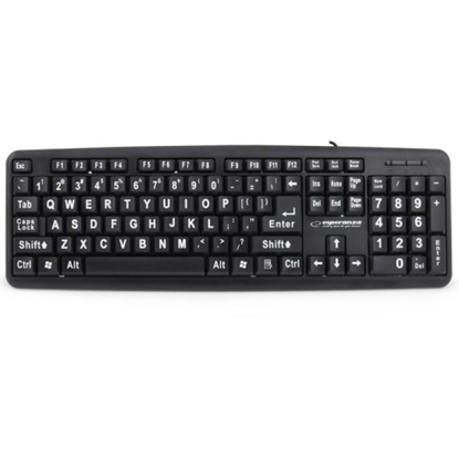 Изображение Esperanza EK129 KEYBOARD WITH BIG LETTERS eng
