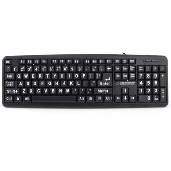 Picture of Esperanza EK129 KEYBOARD WITH BIG LETTERS eng