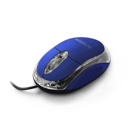 Attēls no EXTREME XM 102B WIRED OPTICAL 3D USB MOUSE CAMILLE BLUE