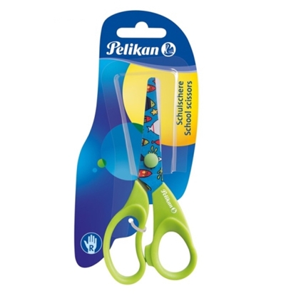 Picture of PELIKAN 804837 School scissors Fancy right-hander 2 colors assorted