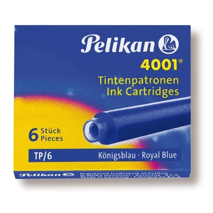 Picture of Pelikan Ink Cartridges TP / 6 Royal Blue