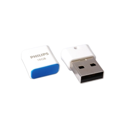 Attēls no Philips USB 2.0 Flash Drive Pico Edition (Blue) 16GB