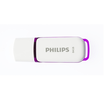 Attēls no Philips USB 2.0 Flash Drive Snow Edition (purple) 64GB