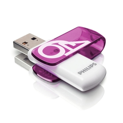 Attēls no Philips USB 2.0 Flash Drive Vivid Edition (Purple) 64GB