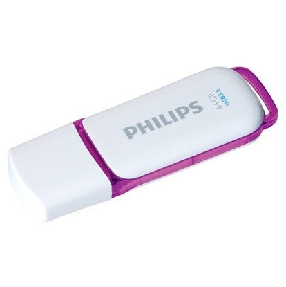 Attēls no Philips USB 3.0 Flash Drive Snow Edition (Purple) 64GB