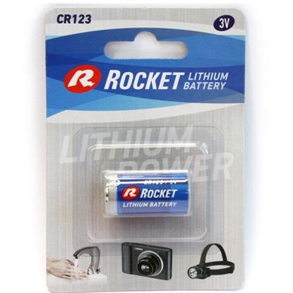 Attēls no Rocket CR123 Blister pack 1psc.