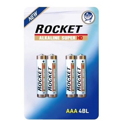 Attēls no Rocket LR03HD-4BB (AAA) Super HD Blister Pack 4pcs
