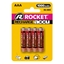 Attēls no Rocket rechargeable HR03 1000mAh Blister Pack 4pcs.