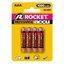 Attēls no Rocket rechargeable HR03 1000mAh Blister Pack 4pcs.
