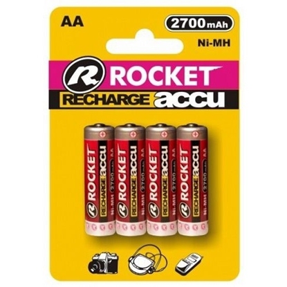 Attēls no Rocket rechargeable HR6 2700mAh Blister Pack 4pcs.