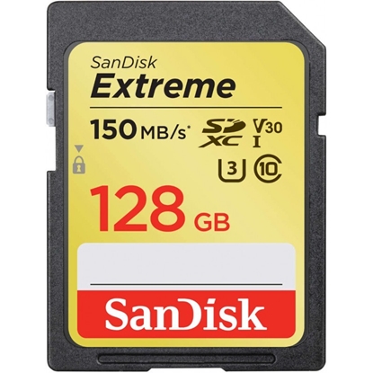 Picture of Karta pamięci Extreme SDXC 128GB 150/70 MB/s V30 UHS-I U3 
